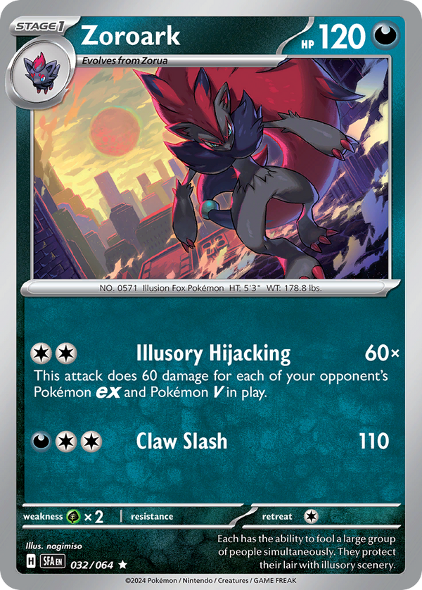 Zoroark Shrouded Fable SET-032