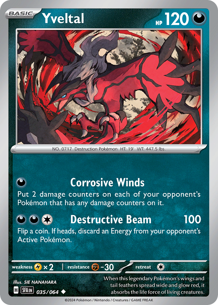 Yveltal Shrouded Fable SET-035