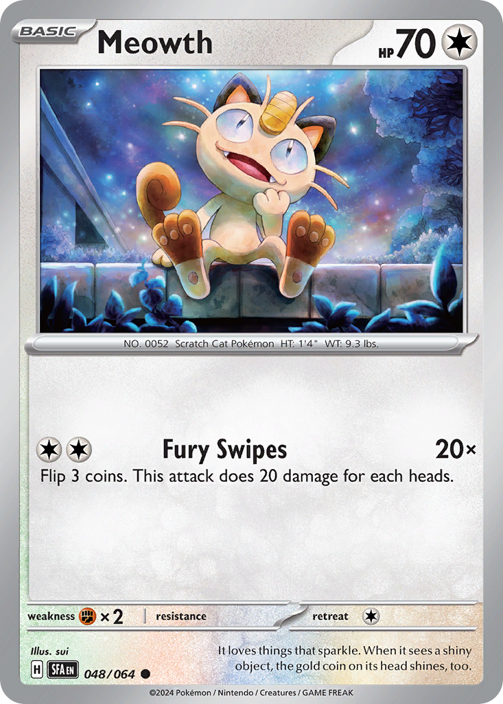 Meowth Shrouded Fable SET-048