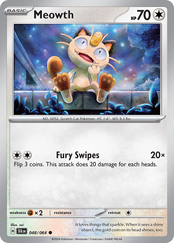 Meowth Shrouded Fable SET-048