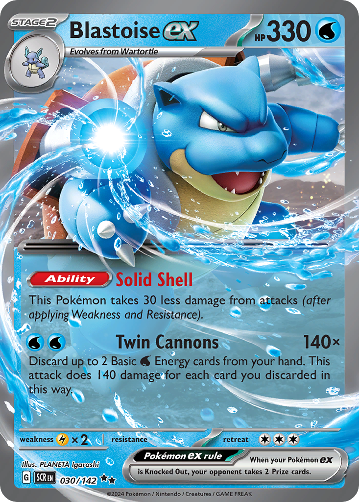 Blastoise ex Stellar Crown SET-030