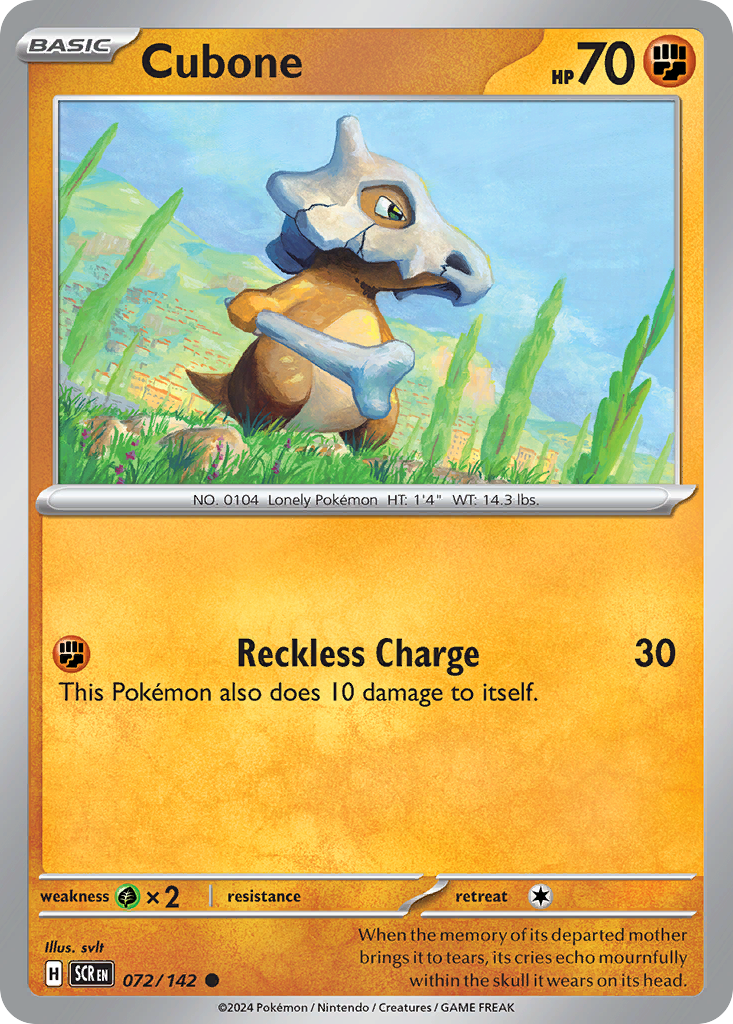 Cubone Stellar Crown SET-072