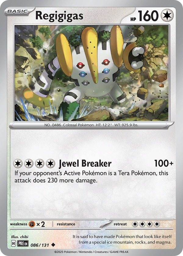 Regigigas Prismatic Evolutions SET-086
