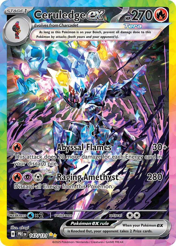 Ceruledge ex Prismatic Evolutions SET-147