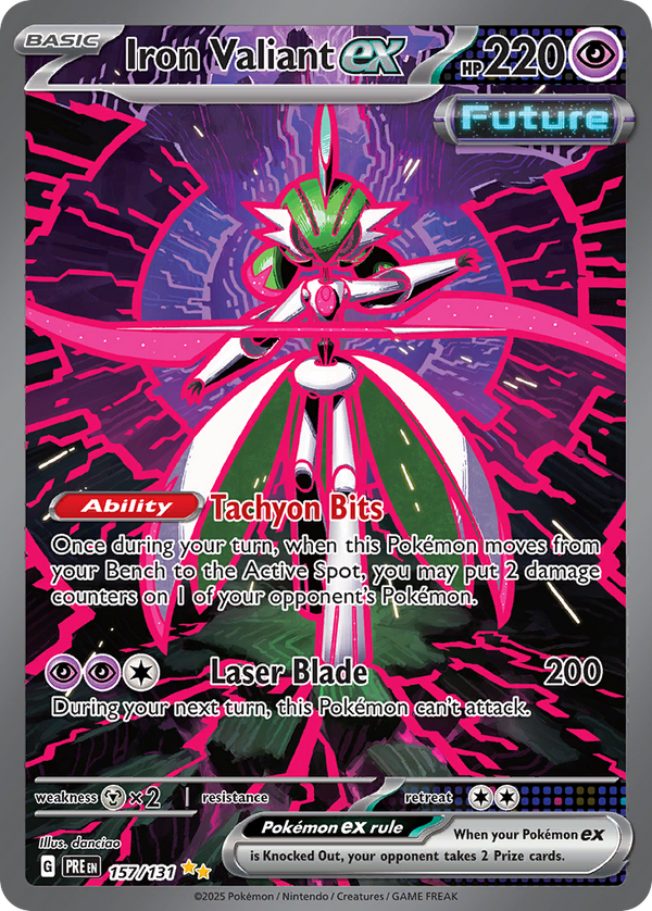 Iron Valiant ex Prismatic Evolutions SET-157