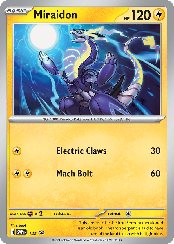 Miraidon Scarlet & Violet Promos SET-148