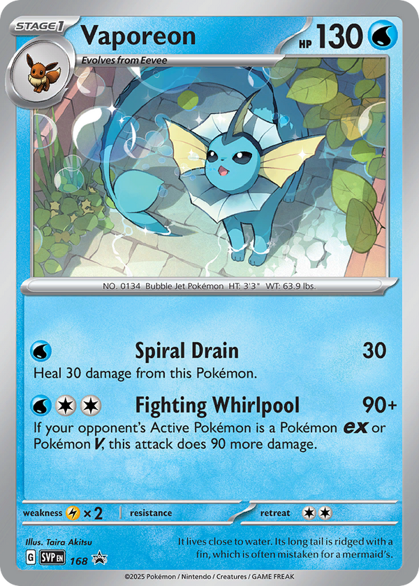 Vaporeon Scarlet & Violet Promos SET-168