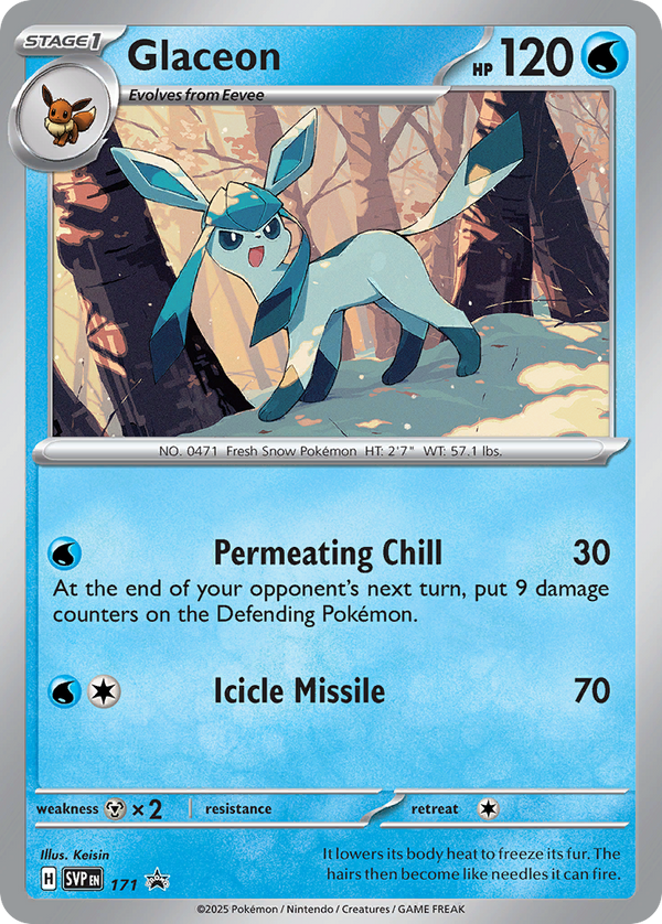 Glaceon Scarlet & Violet Promos SET-171