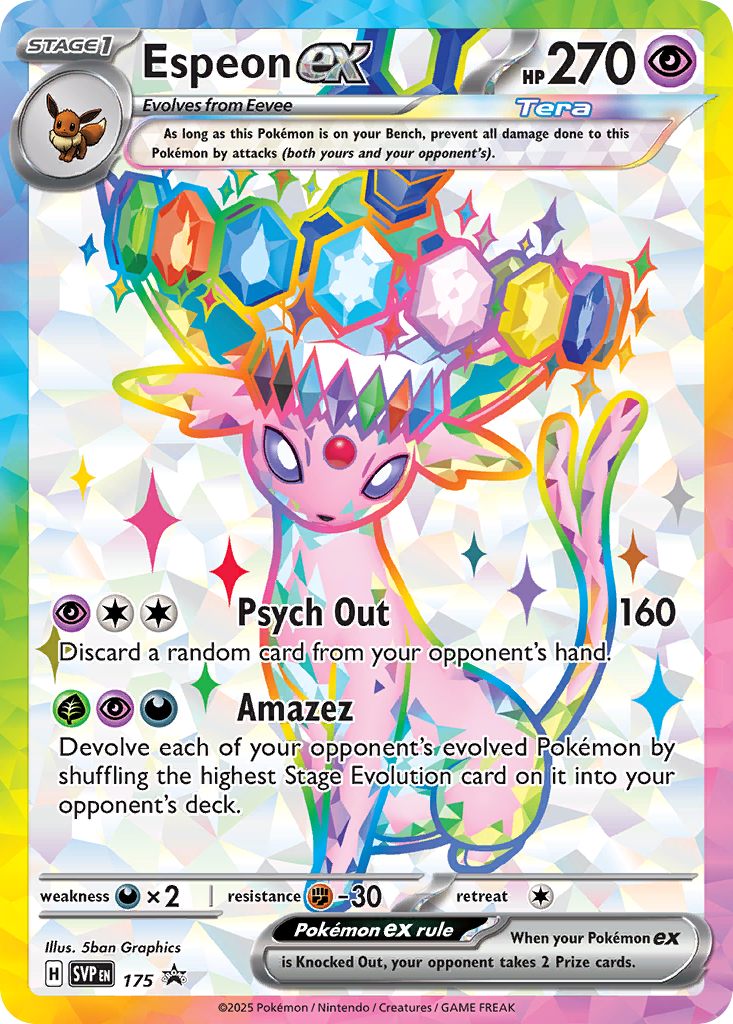 Espeon ex Scarlet & Violet Promos SET-175