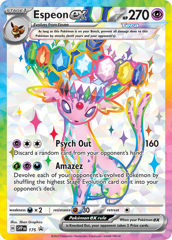 Espeon ex Scarlet & Violet Promos SET-175