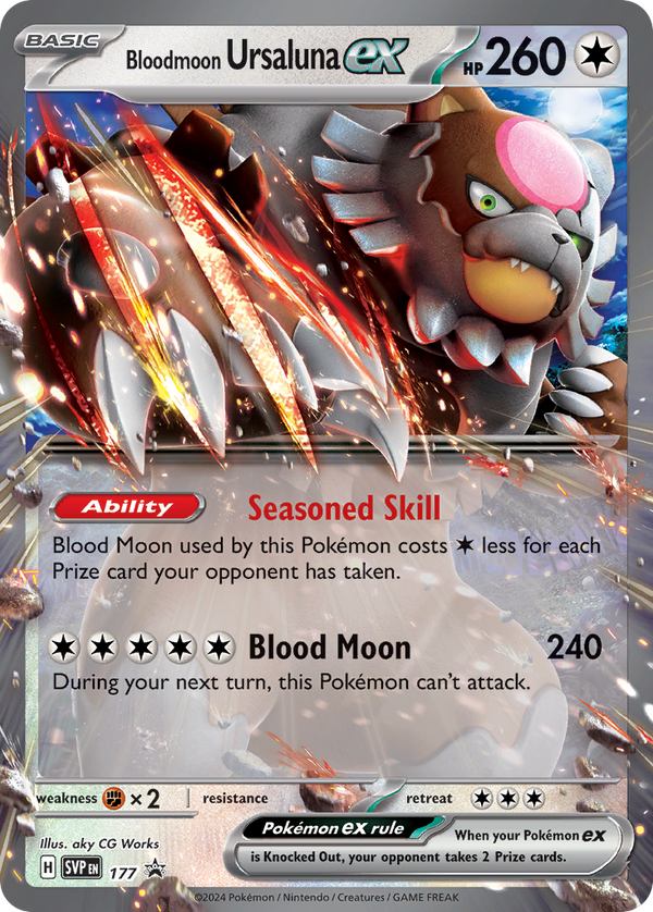 Bloodmoon Ursaluna ex Scarlet & Violet Promos SET-177