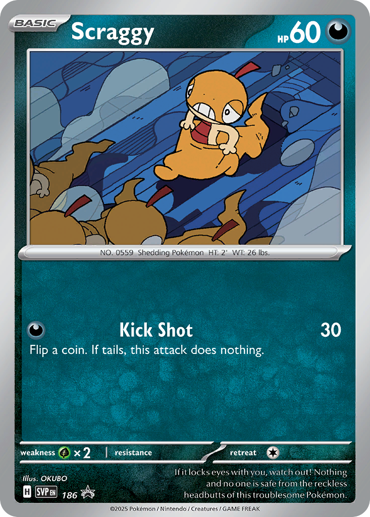 Scraggy Scarlet & Violet Promos SET-186