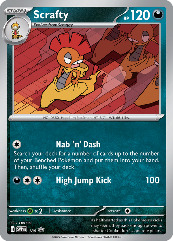 Scrafty Scarlet & Violet Promos SET-188