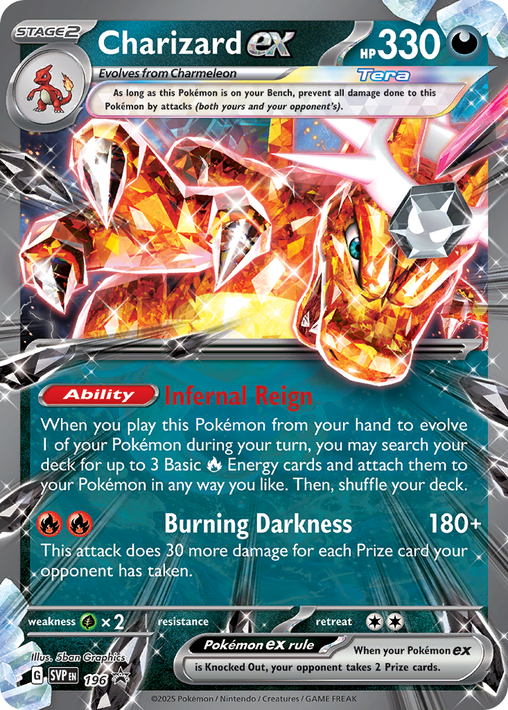 Charizard ex Scarlet & Violet Promos SET-196