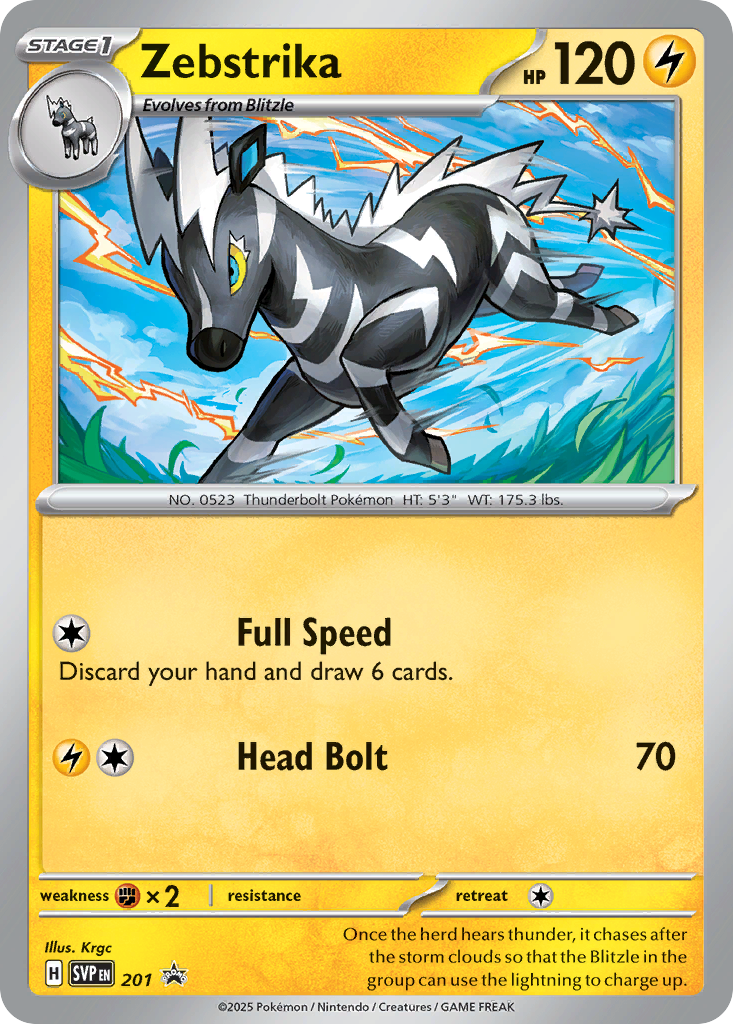 Zebstrika Scarlet & Violet Promos SET-201