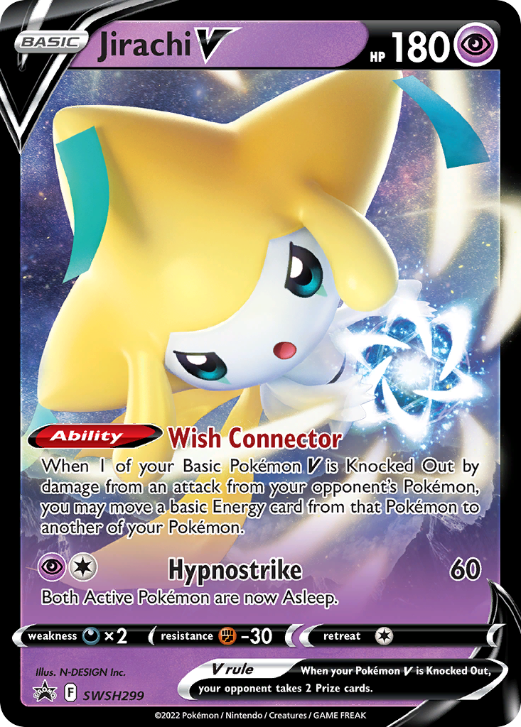 Jirachi V Sword & Shield Promos SET-SWSH299