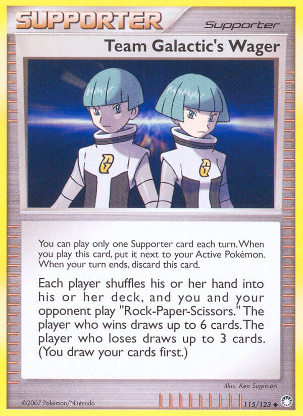 Team Galactic’s Wager Mysterious Treasures SET-115