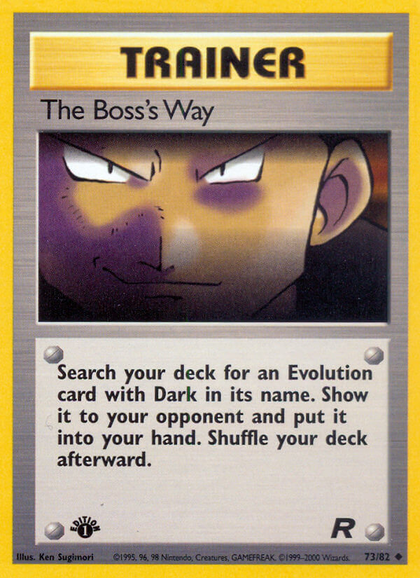 The Boss’s Way Team Rocket SET-73
