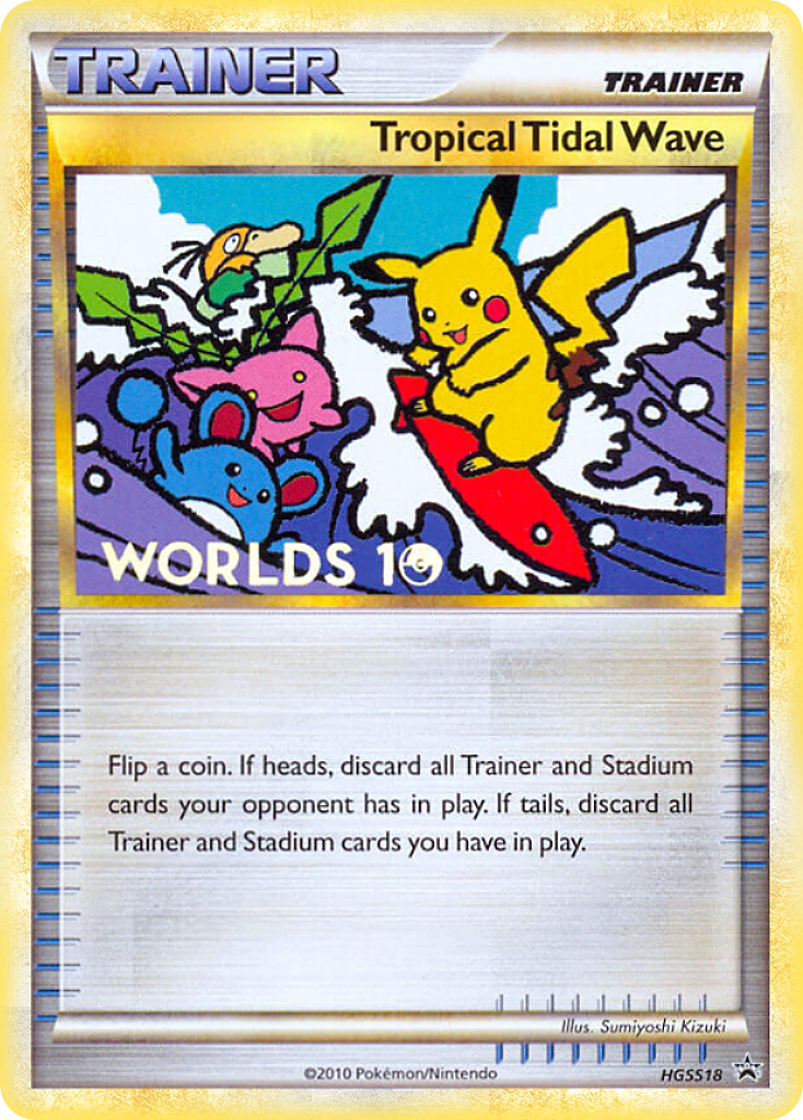 Tropical Tidal Wave HeartGold & SoulSilver Promos SET-HGSS18