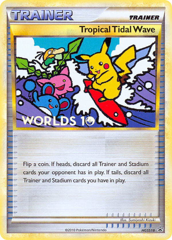 Tropical Tidal Wave HeartGold & SoulSilver Promos SET-HGSS18