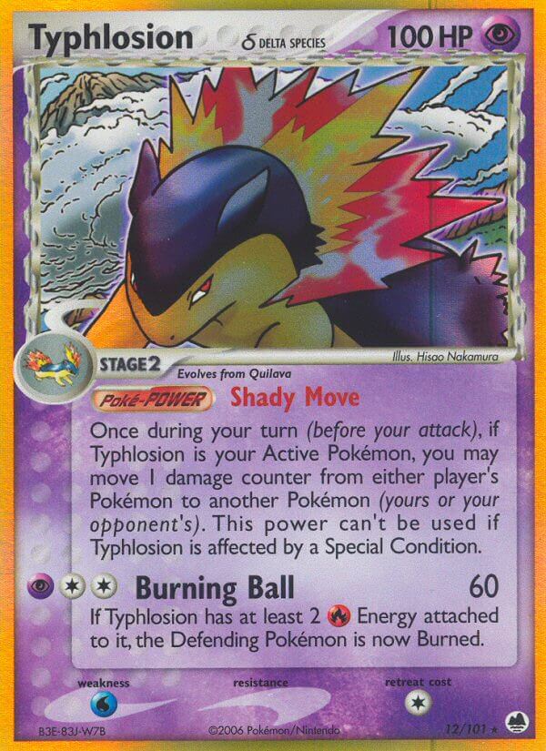 Typhlosion Dragon Frontiers 2006 - #12