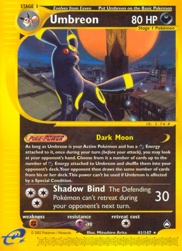 Umbreon Aquapolis SET-41
