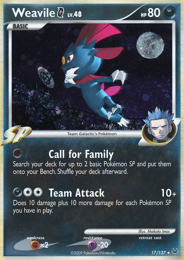 WeavileG Platinum SET-17