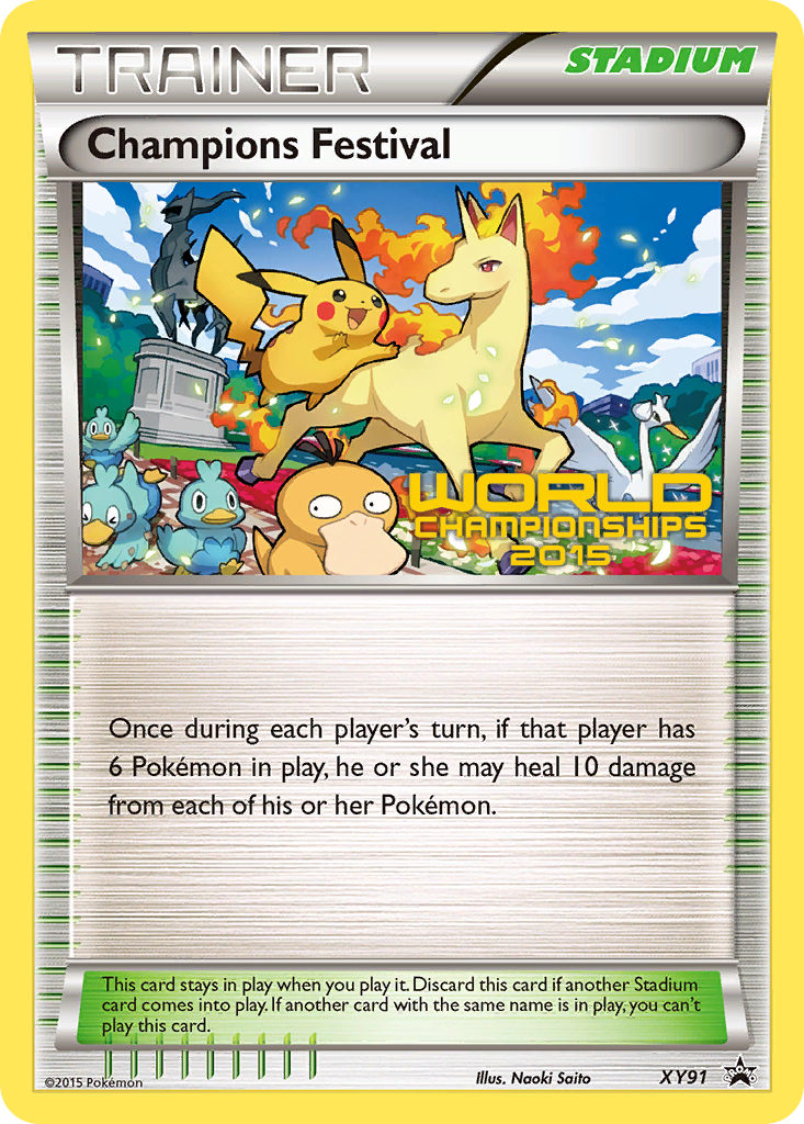 Champions Festival XY Promos SET-XY91