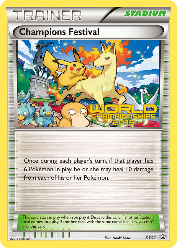 Champions Festival XY Promos SET-XY91