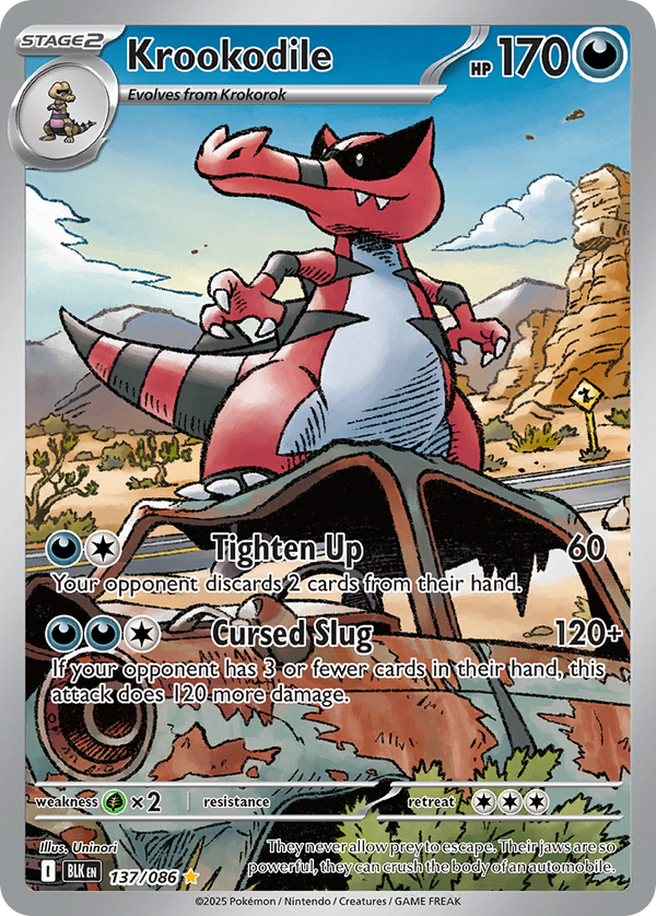 Krookodile Black Bolt SET-137